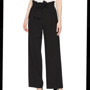 Tahlia Wide Leg High Waist Paper Bag Pants Linen